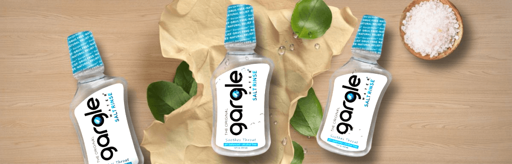gargle salt water